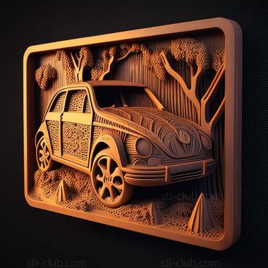 3D мадэль Volkswagen Golf (STL)